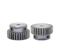Engrenage droit 1M30T Alésage 5/6/6,35/7/8/10/12/12,7/14/15/16/17 mm Engrenage de moteur Engrenage en acier à faible teneur en carbone 1 pièce(1M30T-Bore 8x3x1.4)