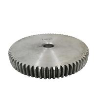 Engrenage droit 1M68/69/70/71/72/73/74/75T, trou brut 8/10 mm, roue dentée en acier au carbone 45#, hauteur 10 mm, 1 pièce(1M73Teeth-bore 10 mm)