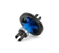 Engrenage Droit 46 Dents, différentiel Central assemblé, Arbre Droit - W195 for RC 1/8 4WD for Trxs for Sledge RC Car Upgrade Parts(Blau)