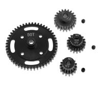 Engrenage droit 50T Mod 1.0 avec pignons 15T 17T 19T en acier #45 pour Arrma Kraton Outcast 6S Talion Notorious Fireteam Mojave Typhon 6S Pièces de mise à niveau