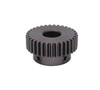 Engrenage droit à denture hélicoïdale pour moteur, 1 Module Metal Gear 1M 31T 32T 33T 34 Teeth Spur Gear Bore 6mm 8mm 10mm 12mm 45 Carbon Steel Pinion Gear Transmission miter worm(12mm Bore,1M 34T)