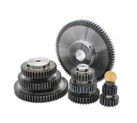 Engrenage droit de transmission 1,5 Mod 15 à 35 dents avec alésage étagé 5/6/6,35/7/8/10/12/14/15/~20 mm en acier au carbone for moteur(20mm,30 Teeth)