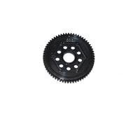 Engrenage Droit en Acier métallique 59T 60T 61T, Dents principales LOS212016 for L-OSI 1/18 Mini-T 2.0 2WD for Stadium Truck LOS01019 LOS1056 LOS01015(61T)