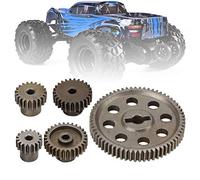Engrenage Droit Principal Différentiel en Métal pignon moteur rc 1/10 Engrenage Moteur Combo 64T 17T 21T 26T 29T Engrenage Moteur RC Pièces de Rechange pour Stromversorgung & Antriebstechnik