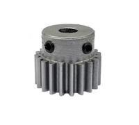 Engrenage en acier au carbone, 1 engrenage droit, module 0,5, cylindrique à 28 dents avec pas de, M, T, pignon moteur droites, matériel d'arbre vis M3 (alésage 3,17 mm)(5mm bore)