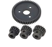 Engrenage en Acier RC 54T, engrenage Principal en Acier durci 1/10 54T avec engrenage 15T/17T/19T Compatible avec Traxxas Slash 1/10 modèle de Voiture RC