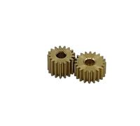 Engrenage en laiton, module de 0.3M, 17 dents/20 dents, pignon en cuivre métallique for broche de moteur, roue dentée adaptée à un arbre de 2mm, 1 pièce(17T 1.98mm Hole)