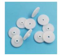 Engrenage En Plastique POM À Axe Carré De 17 Mm De Diamètre, 32 Dents, Trou De 2 X 2 Mm, Accessoires For Jouets, Pignon F322A F323B 0,5 M(3.05x3.05mm)