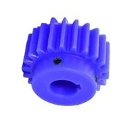 engrenage Engrenage droit en Nylon à 3 modules, 18 dents, avec pas de 15mm, 16mm, 18mm, 20mm, 22mm, 25mm, trou de clavette, 18 T, 1 pièce transmission de puissance(20mm bore 6mm keyway)