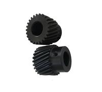 Engrenage hélicoïdal gauche for machine à graver, module 1,25, dents, diamètre d'alésage 14 mm ou 16, for réducteur planétaire, pièces CNC(14mm,4pcs 1.25M 25 Teeth)