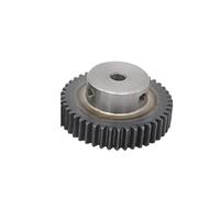 Engrenage hélicoïdal industriel 1 pièce 1 moule 60 dents 6/8/12/14/16/17/19/20 mm pignon en acier et crémaillère processus de trou d'engrenage droit machine CNC + 2 vis M5(20mm)