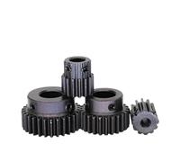 Engrenage industriel, engrenage droit à pignon 15T/16 dents 1M petit engrenage 1 Mod engrenage droit 1 moteur mini pignon 45# acier alésage taille 4-16 mm accessoires de transmission pièce(4mm-16 Teet