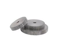 Engrenage Module 1 66 Dents, Engrenage Droit en Acier C45, Roue Dentée Droite pour Machine CNC et Transmission Mécanique