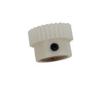 Engrenage moteur en plastique, Engrenage droit de moteur en plastique, module 0,8, 29 dents, manchon cuivre, alésage 4-10 mm(5MM BORE)