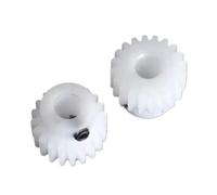 Engrenage moteur en plastique, Lot de 2 engrenages droits en plastique de 0,5 m, 40 dents, diamètre 21 mm, plusieurs tailles d'alésage(6.35mm BORE)