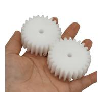 Engrenage moteur en plastique, Lot de 2 engrenages droits en plastique, module 1,5, 25 dents, diamètre 41 mm, épaisseur 15 mm, alésage 4-15 mm(6.35mm BORE)
