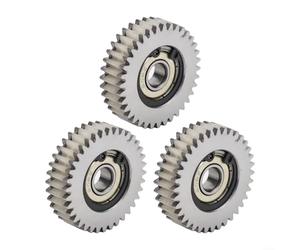 Engrenage moteur moyeu 36 dents en acier nylon 38 mm de diamètre | Design à 36 dents, ajustement précis pour les moteurs Bafang, comprend un roulement, une transmission fluide