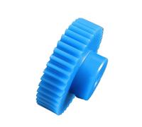 Engrenages 1 module en plastique avec pignon à dents droites étagées, alésage 4/5/6/6,35/7/8 mm(19 Teeth 5mm)