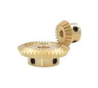 Engrenages à pignon， Engrenage conique en laiton for moteur, 1 module 15/20/30/40 dents, rapport de vitesse 1:2, alésage 8 mm(1 Modulus 30 Teeth,Bore 10mm)