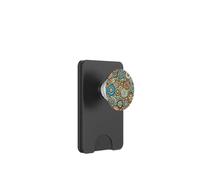 Engrenages colorés Art Steampunk PopSockets PopWallet pour MagSafe