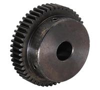 Engrenages de moteur en alliage d'aluminium, 1 module 50-58T jeu d'engrenages à pignon étagé 45 en acier au carbone 6-15mm alésage engrenage droit(12 Mm,56 Teeth)