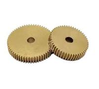 Engrenages de moteur en alliage d'aluminium, Jeu de pignons 0,5 module 18-50 dents 2 mm d'épaisseur en laiton(44T*23 * 4.02 * 2mm)