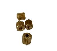 Engrenages de moteur en alliage d'aluminium, Jeu de pignons en laiton, module 0,4, 18 dents, trou 2,98 mm, pièces