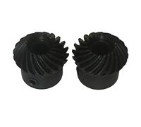 engrenages de parapluie conique, Engrenage hélicoïdal en spirale de 1,5 à 3 m, 15 30 dents, pignon conique 90 degrés, côté droit et gauche, 2 pièces(3 Module,1Pair 30 Teeth)