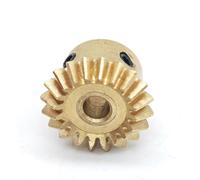 engrenages de parapluie en bronze, Engrenage conique en cuivre 1M 1:1, pignon à onglet 90 degrés, plusieurs tailles(25T 6mm bore)