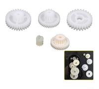 Engrenages en plastique de rechange pour aspirateur robot intelligent, roue latérale pour un nettoyage efficace, pièces à faible bruit 0,6 x 0,5 cm (A)