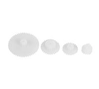Engrenages et Rouages en Plastique 19 Pièces, Kits D'engrenages en Plastique, Ensemble D'engrenages de Moteur, Assemblage pour Robot Jouet Auto e Voitures Bricolage 10 * 7 * 1