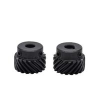 Engrenages hélicoïdaux 45 degrés 25 dents 1 module rotation gauche et droite Pignon en acier au carbone avec tailles de trou 8-19 mm (16mm-keyway 5x2.3mm Main gauche)