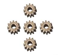 Engrenages métalliques de type D à 9 dents et 12 dents pour perceuse sans fil 550 systèmes de moteur Pièces de rechange compatibles avec tournevis électriques (5 pièces, 12 dents)