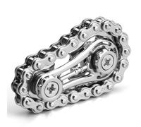 Engrenages tendance Fidget Chaîne Fidget Spinner Anneau Jouet pour enfants et adultes Métal Fidgeting Vélo Pignon Cube Nouveauté Stress Relief Hand Spinner Cadeau cinétique
