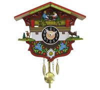 Engstler - 0143K QP - Pendule - Quartz - avec appel du coucou / sonnerie de la minette de l'ouest