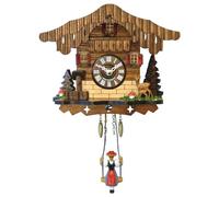 Engstler - 0179 SQ - Pendule à bascule - Quartz - avec appel du coucou et sonnerie de la minette de l'ouest