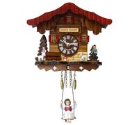 Engstler - 01793 SQ - Pendule à bascule - Quartz - avec appel du coucou et sonnerie de la minette de l'ouest