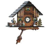 Engstler - 0223 QPT - Pendule - Quartz - avec appel du coucou / sonnerie de la minette de l'ouest