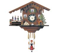 Engstler - 0224 SQT - Horloge à bascule - Quartz - avec appel du coucou et sonnerie de la minette de l'ouest
