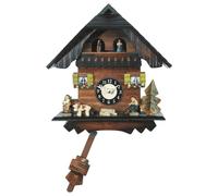 Engstler - 0227 QPT - Pendule - Quartz - avec appel du coucou / sonnerie de la minette de l'ouest