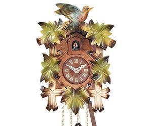 Engstler Coucou mécanique Traditionnel verdoyant 1 Jour 22 cm, 28 cm ou 35 cm Bois x 28.00 cm