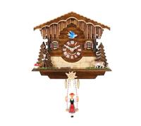 Engstler Horloge de la Forêt-Noire Maison de la Forêt Noire avec Appel du Coucou et Mélodie de Westminster, Horloge de la Nature