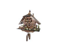 Engstler Pendule à Coucou à Quartz Maison de Forêt Noire avec Musique et Danseurs
