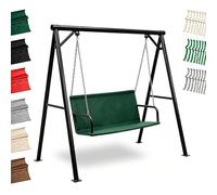 ENGTICUENU Housse De Siège Pour Balançoire De Jardin Remplacement De La Chaise À Bascule Par Du Tissu 600D Oxford Imperméable Toile De Balancelle De Jardin(Green,54.3x19.7x19.7in)
