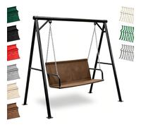 ENGTICUENU Housse De Siège Pour Balançoire De Jardin Remplacement De La Chaise À Bascule Par Du Tissu 600D Oxford Imperméable Toile De Balancelle De Jardin(Brown,54.3x19.7x19.7in)