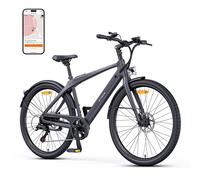 ENGWE E Bike, City E-Bike & E-Hollandrad avec batterie 36V 10Ah jusqu'à 100km, soutien de couple, SHIMANO 7-vitesse, APP & Bluetooth, moteur à rotor interne N1