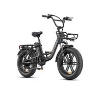 ENGWE E Bike, City E-Bike & E-Hollandrad avec batterie 48V 13Ah jusqu'à 150km, 20*4.0 pouces, SHIMANO 7-vitesse, 250w moteur&25km/h, LCD-Display, L20/L20 Boost