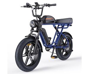 ENGWE E Bike Hommes Vélo électrique-Ebike avec Une Batterie/ 2 Batteries, E-Bike 20 * 4.0 Pouces Pneus Gras, Ebike Hommes jusqu'à 75km/150km/90km/170km, Vélo électrique 7 Vitesses, M20/M1