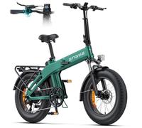 ENGWE E Bike Vélo Pliable, Batterie 48 V 13,5Ah Jusqu'À 120km, Capteur De Couple Et Conception Pliable avec Freins Hydrauliques Et Application pour Tous Les Terrains, EP-2 3.0 Boost (Vert)
