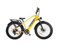 ENGWE E26 Fatbike Électrique - E-bike - Cadre Haut - 26 Pouces - Moteur 250W - 7 Vitesses - Autonomie 140 km - Jaune